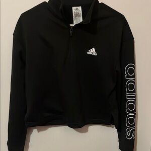 Adidas Black Half-Zip Pullover